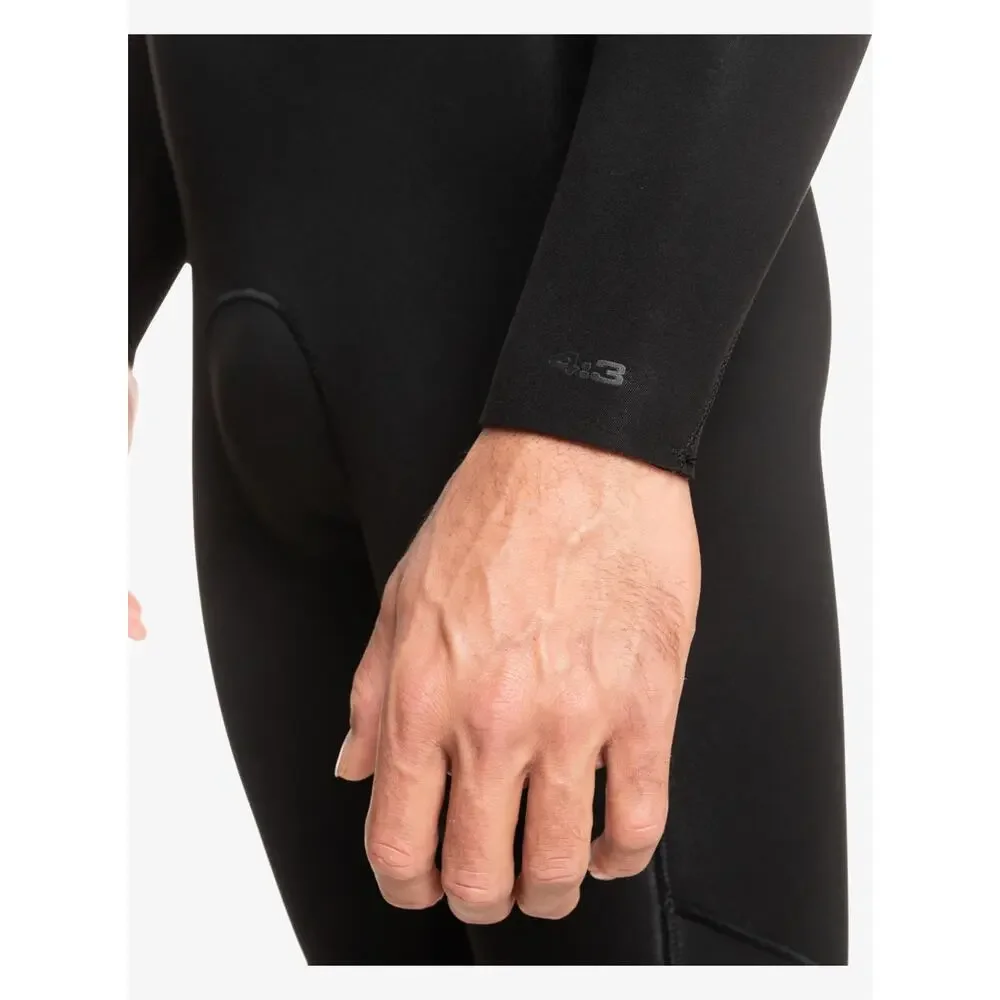 Quiksilver Men's Full Wetsuit 4/3mm Everyday Sessions Hooded GBS Chest Zip Suit